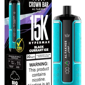 Al Fakher Crown Bar 15K Hypermax Vape – 15,000 Puffs Device