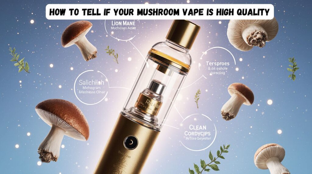 How to Tell If Your Mushroom Vape Is High Quality